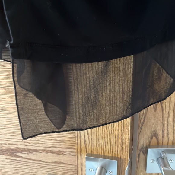 Ana Black Cardigan Top, Size Medium - Picture 4 of 5